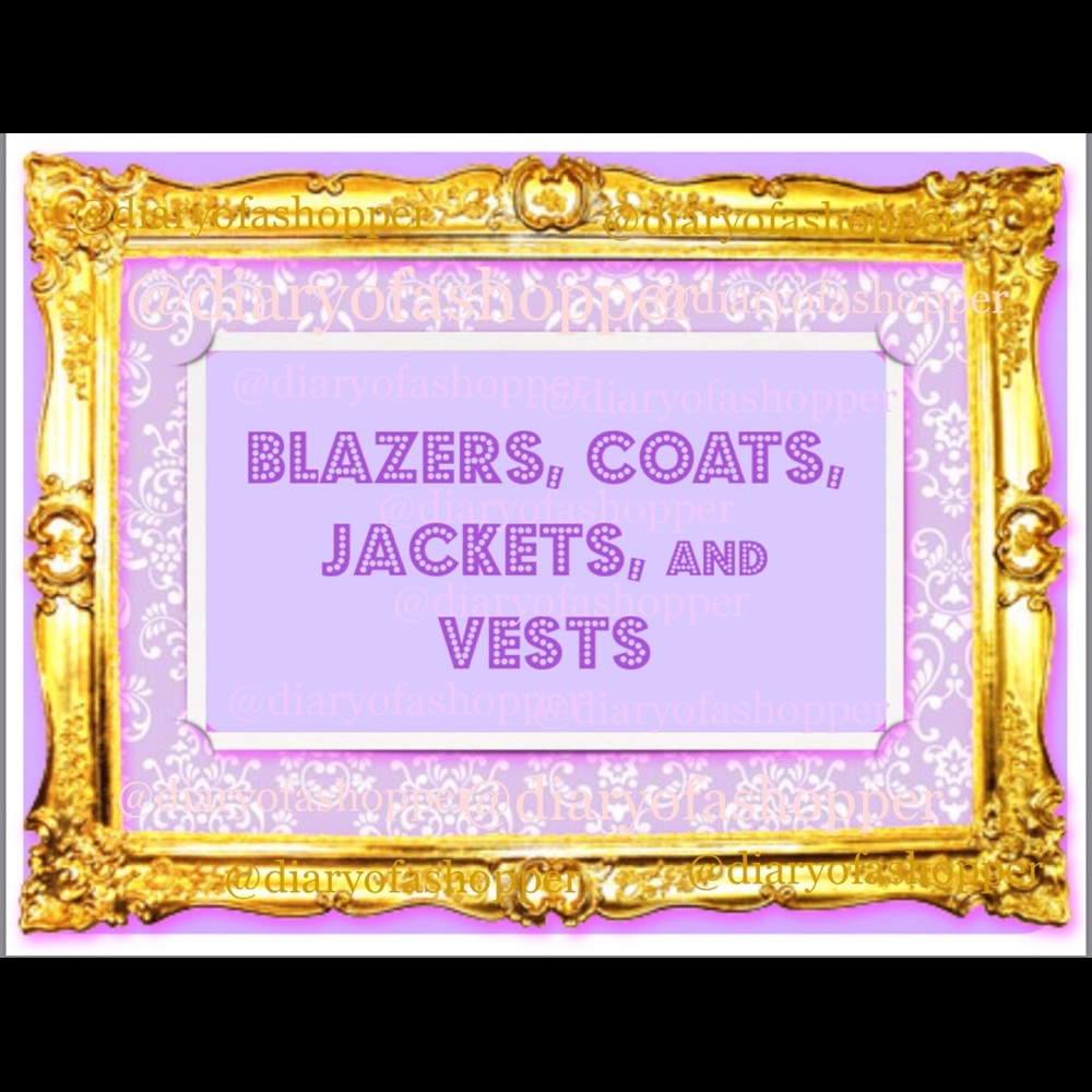 Blazers, Coats, Jackets, Vest